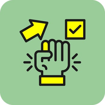 Motivation Vector Icon Design