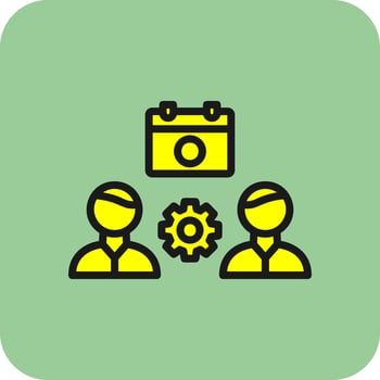 Planning And Organization Vector Icon Design