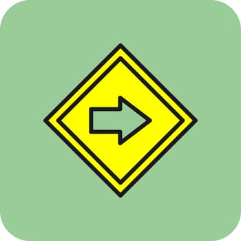 Direction Vector Icon Design