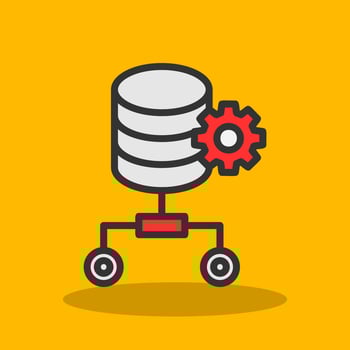 Data Storage Vector Icon Design