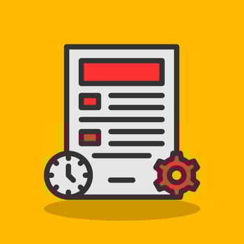 Project Management Vector Icon Design