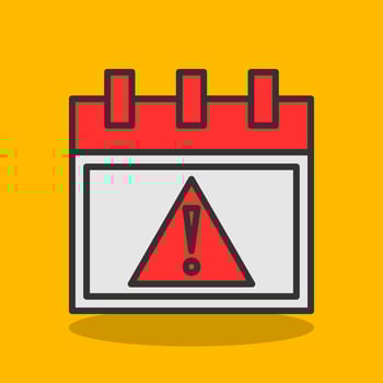 Alert Vector Icon Design