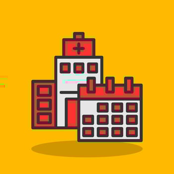 Hospital Vector Icon Design