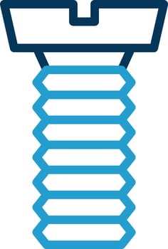 Screw Vector Icon Design