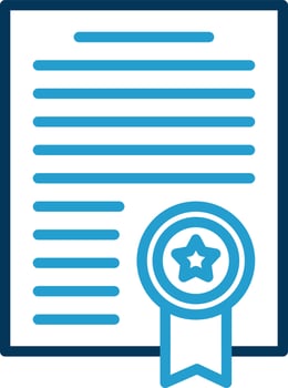 Cirtificate Vector Icon Design