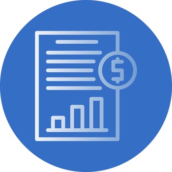 Cash Flow Statement Vector Icon Design