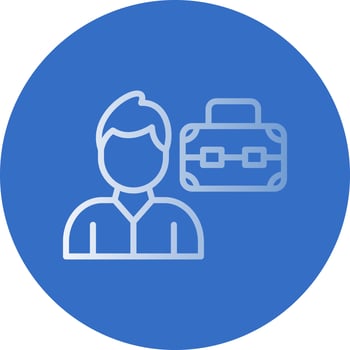 Broker Vector Icon Design