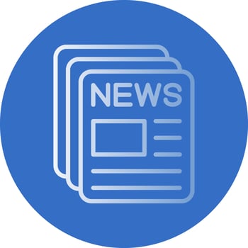 Breaking News Vector Icon Design