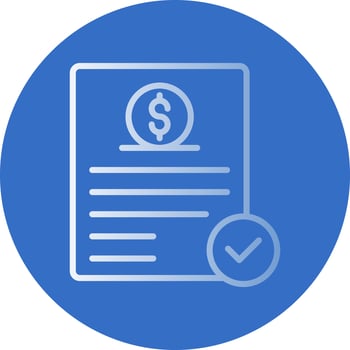 Investment Agreement Vector Icon Design