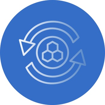 Cell Reprogramming Vector Icon Design