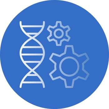 Genetic Engineering Vector Icon Design