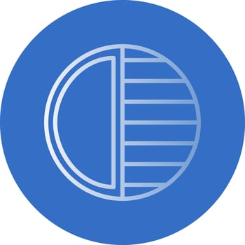 Color Contrast Vector Icon Design