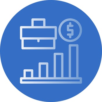 Growing Business Vector Icon Design