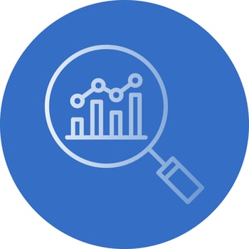 Market Research Vector Icon Design