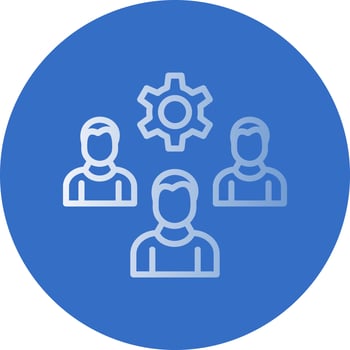 Employee Management Vector Icon Design