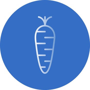 Carrot Vector Icon Design