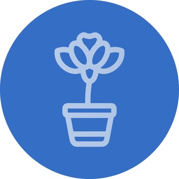 Flower Vector Icon Design