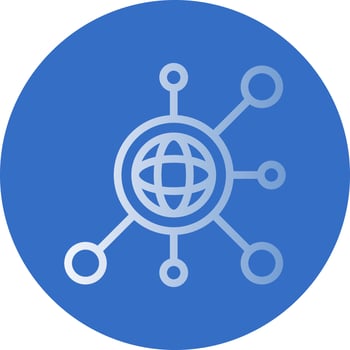 Networking Vector Icon Design