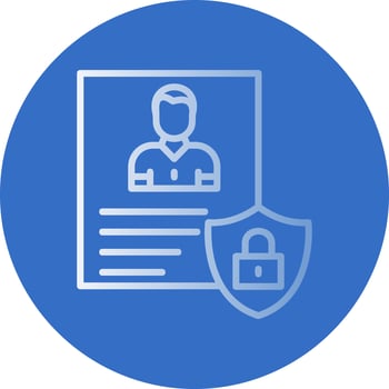 Privacy Policy Template Vector Icon Design