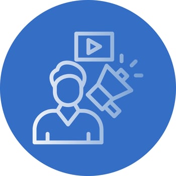 Promoter Vector Icon Design