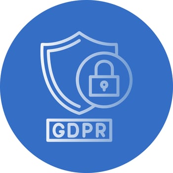 Gdpr Lawsuit Vector Icon Design