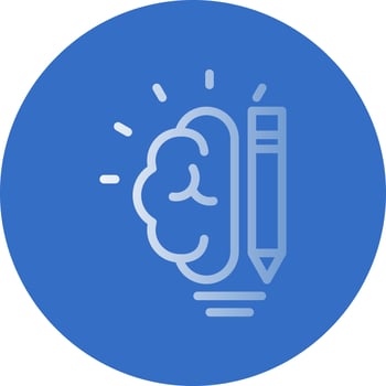 Creative Brain Vector Icon Design