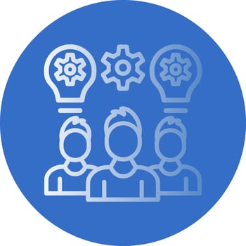 Team Work Vector Icon Design