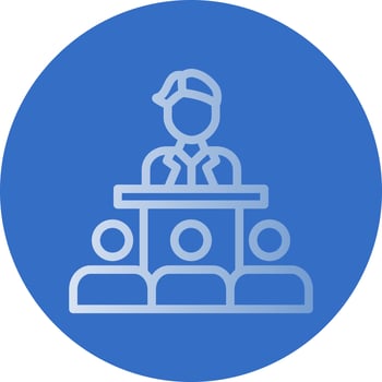 Conferance Vector Icon Design