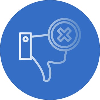 Failure Vector Icon Design