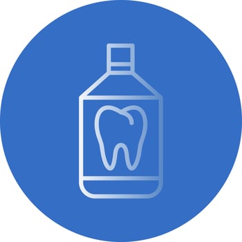 Mouthwash Vector Icon Design