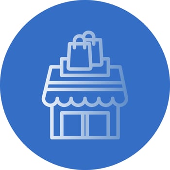 Market Vector Icon Design