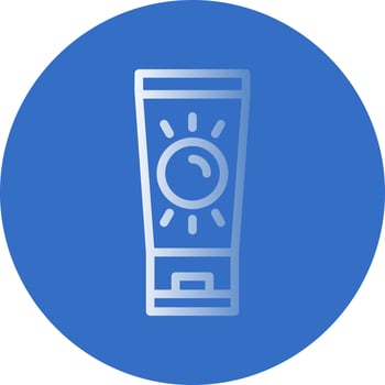 Sunblock Vector Icon Design
