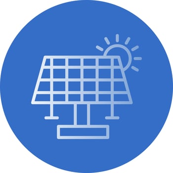 Solar Energy Vector Icon Design