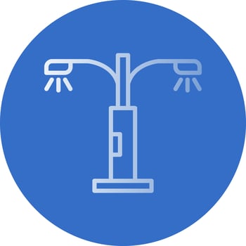Streetlight Vector Icon Design
