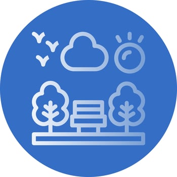 Park Vector Icon Design