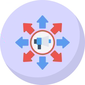 Advertising Submission Vector Icon Design