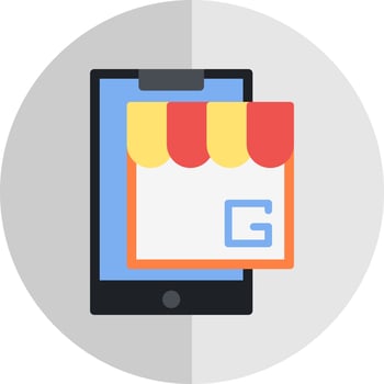 Google My Business Vector Icon Design