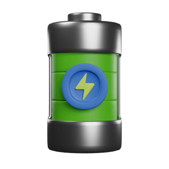 Battery 3D Illustration png