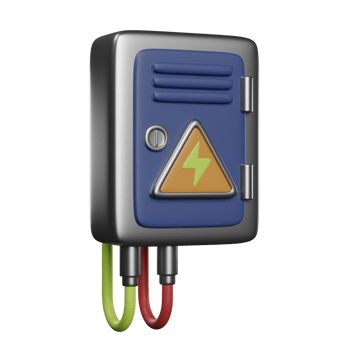 Electrical Panel 3D Illustration png