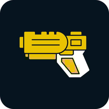 Laser Tag Vector Icon Design