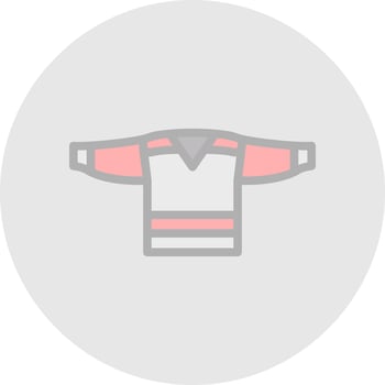 Hockey Jersey Vector Icon Design