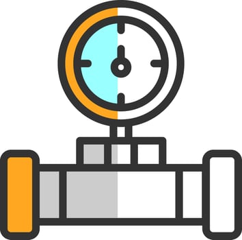 Water Meter Vector Icon Design