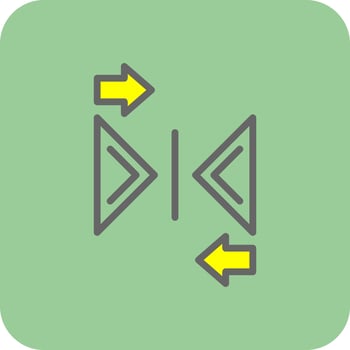 Reflection Vector Icon Design