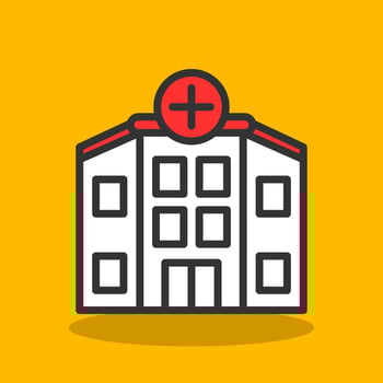 Hospital Vector Icon Design