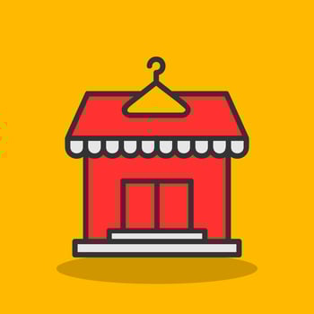 Thrift SHop Vector Icon Design