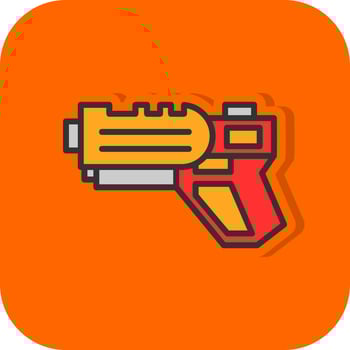 Laser Tag Vector Icon Design