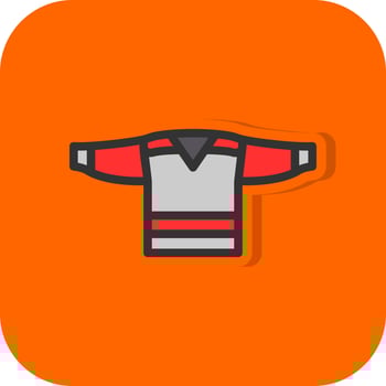 Hockey Jersey Vector Icon Design
