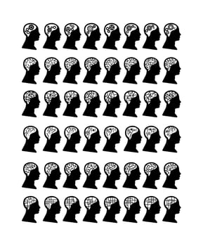 Thinking Icon Vector Set