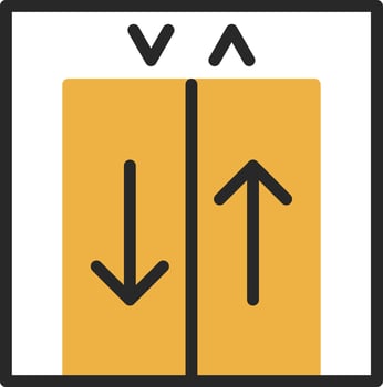 Lift Vector Icon Design