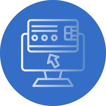 Online Payment Vector Icon Design